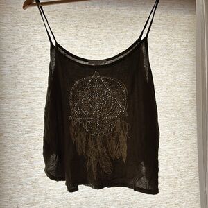 Charlotte Russe dreamcatcher cami crop top